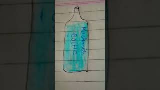 shortvideo drawing  Kashmir ki Botal Mein Punjab Papa ne art