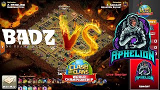 Aphelion Esports VS Badzinger | coc tournament 2022 screenshot 4