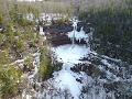 Kaaterskill falls in the winter