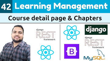 Django ReactJs LMS #42||Course detail & chapters||ReactJs useEffect(),useState() & axios||DRF Depth