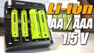 Все? Про батарейки можно забыть? XTAR Li-Ion 1.5V АА и ААА  аккумуляторы + Зарядное устройство!