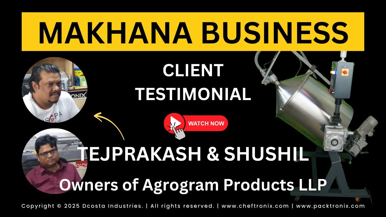 CLIENT FEEDBACK | ELECTRIC DRUM ROASTER | MAKHANA | FOXNUTS