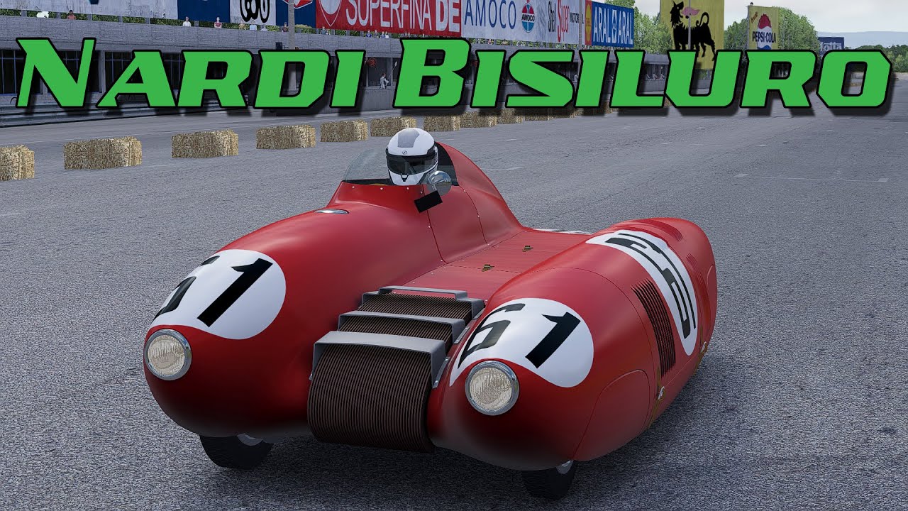 Nardi Bisiluro A quick look at a strange car YouTube