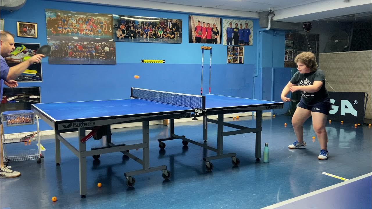 Ping pong backhand topspin tutorial YouTube