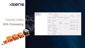 Xsens Tutorial: XDA Processing