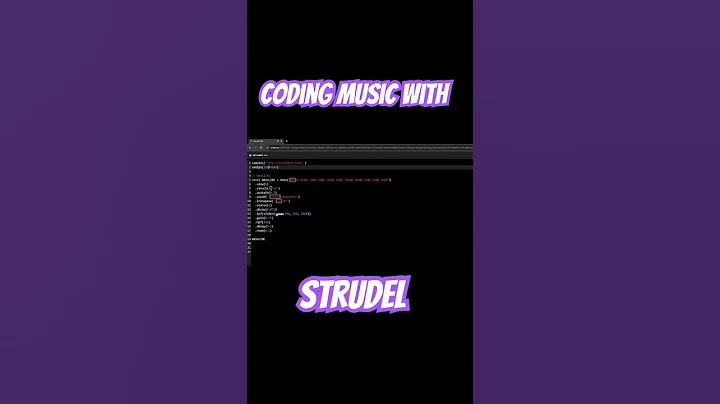 Live Coding a Dirty Bassline in Strudel 🎧