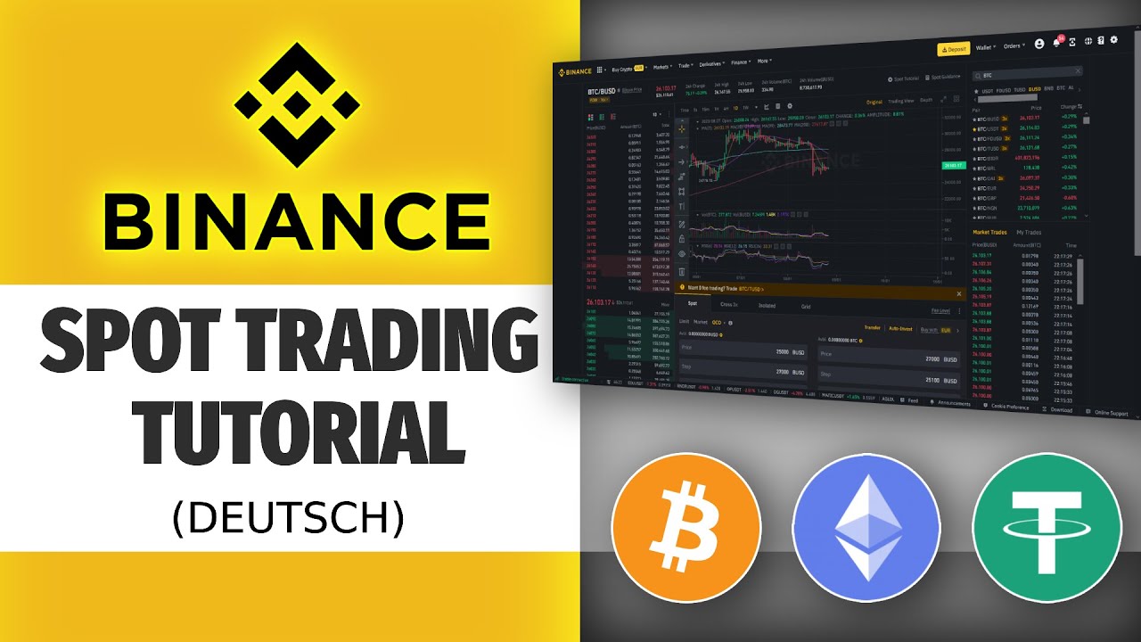 Binance Spot Trading leicht gemacht! Deutsche Anleitung 2023 |  Schritt-für-Schritt Tutorial