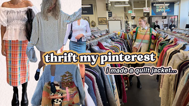 thrift my pinterest.. i found a quilt, so i made a...