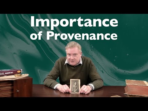 The Importance of Provenance - How an artifacts story pertains to it's value
