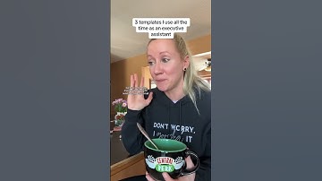 How to be more efficient as an Executive Assistant using templates and checklists