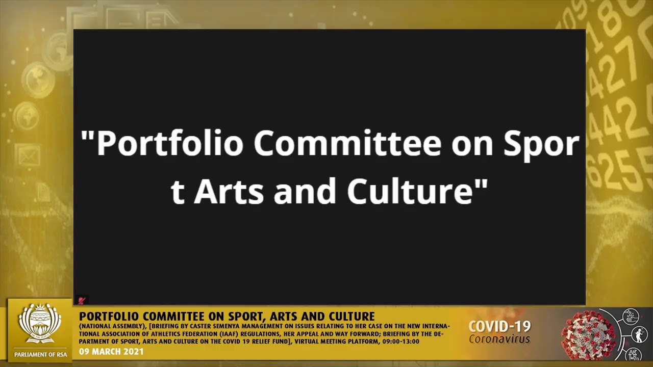 Portfolio Committee on Sport, Arts and Culture, 09 March 2021
