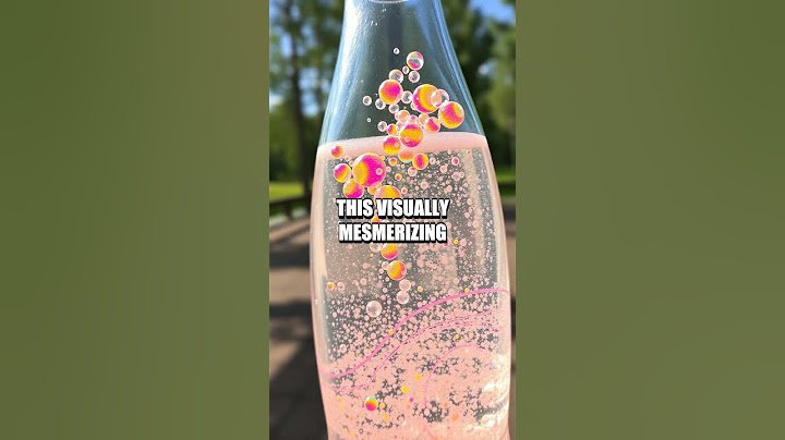 Lava Lamp in a Bottle