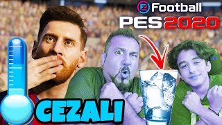 SOĞUK SU DÖKME CEZALI! eFootball PES 2020 DEMO OYNUYORUZ | 2 KİŞİ PES 2020 OYNUYORUZ!