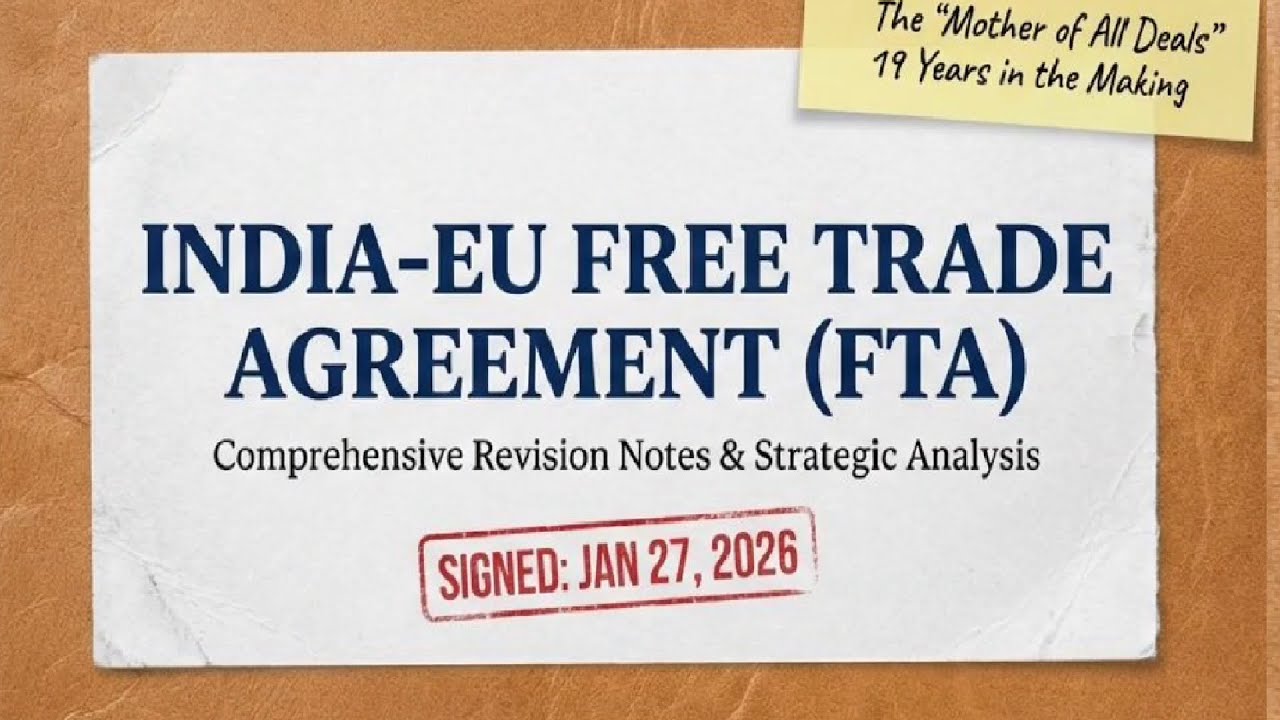 India–Europe Trade Deal 2026 Explained: Big Opportunity or Big Risk? # ...