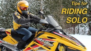 Ten Tips for Snowmobiling Alone