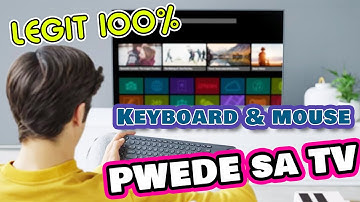 Keyboard and Mouse pwede sa TV