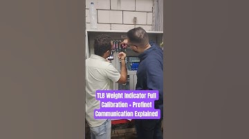 TLB Weight Indicator Full Calibration + Profinet Communication Explained #shot