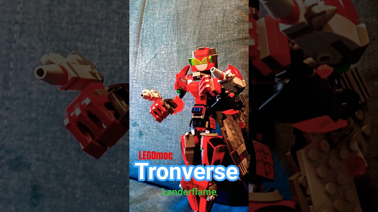 LEGOmoc: Tronverse-Landerflame członkini drużyny Tronknight's 