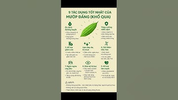 9 lợi ích tuyệt vời của việc ăn mướp đắng hàng ngày