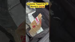 Uber Eats Customer Tipped $3 For Wendy’s! 🍟🍔🚗 #shorts #fooddelivery #deliverydriver #gigworker