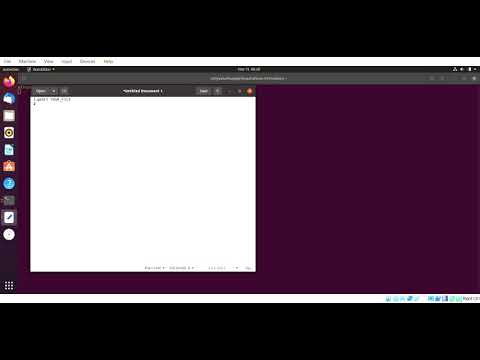 Run gedit in terminal Ubuntu by NOOR ELLIYA SHAFIEZA