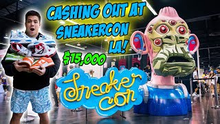 CASHING OUT AT SNEAKERCON LA DAY 1! *The Biggest Sneaker Event of the Year was NFT Themed*
