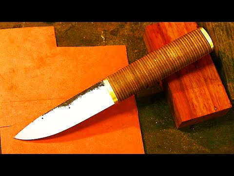 Knifemaking - a knife from old bearing