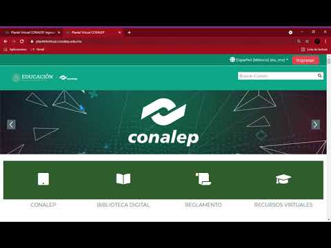 Tutorial Plataforma virtual Conalep