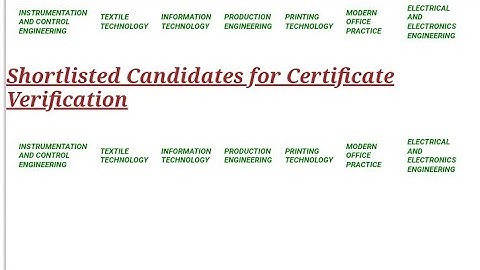 TRB POLYTECHNIC - EEE CV List released