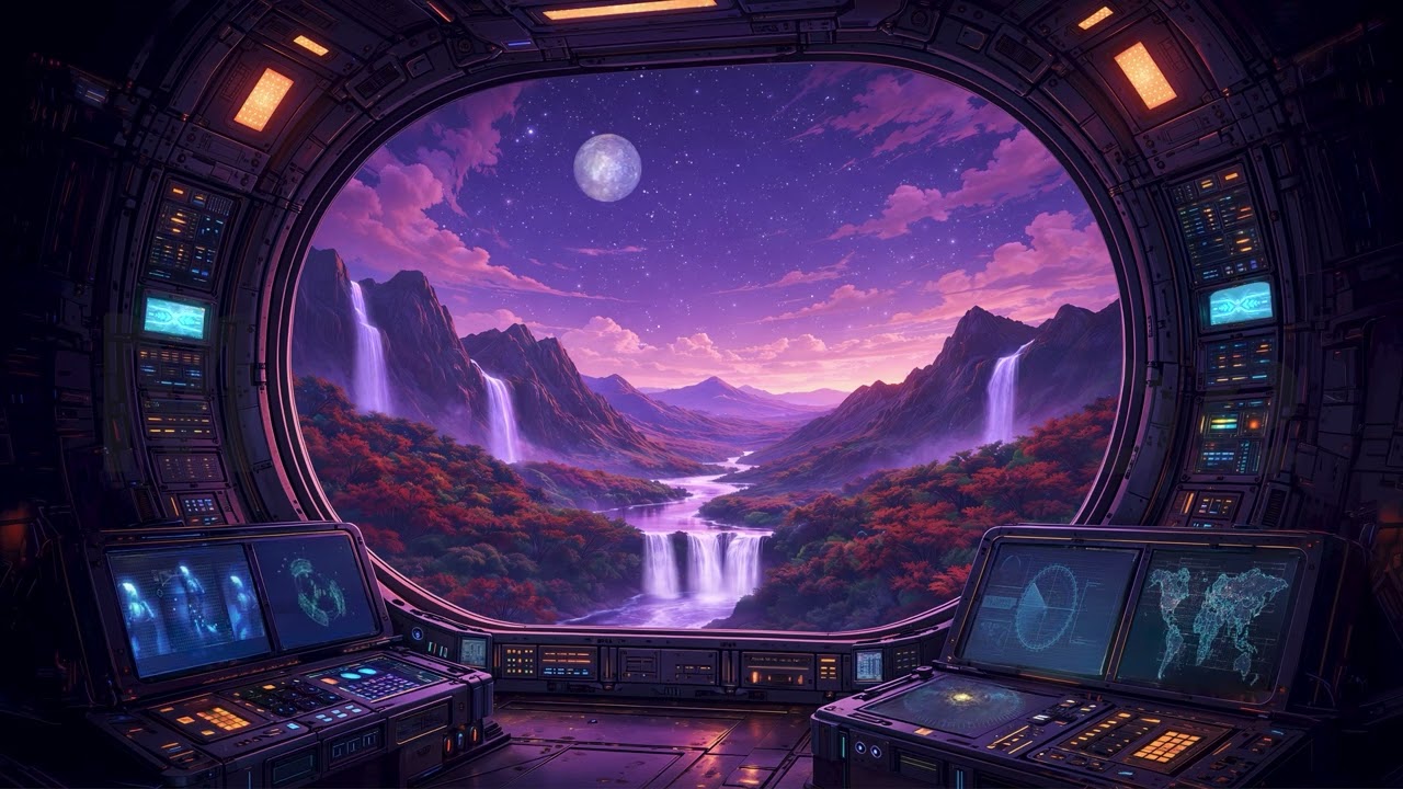 Deep Space Mission Control 🚀 Galactic Command Center | Sci-Fi Ambience