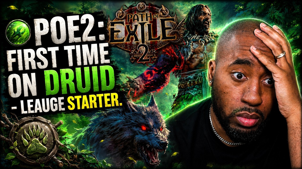 🟢POE2: First time Druid + New Game Reactions.