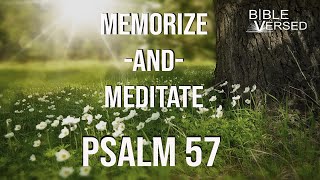 Psalm 57 Prayer For Safety From Enemies Memorize And Meditate with Words And