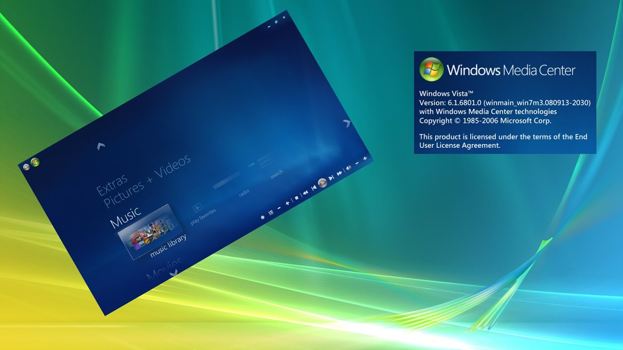 Update New Windows Media Center (Windows 7 Build 6801)