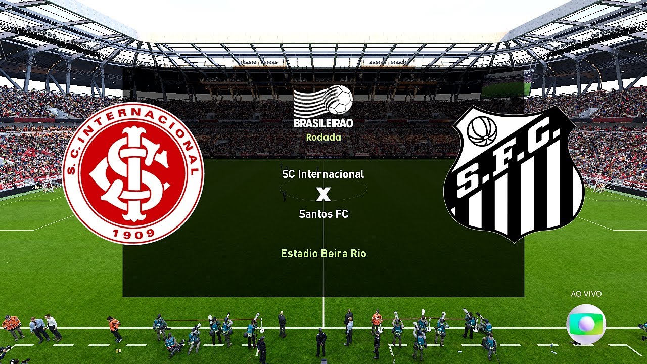 INTERNACIONAL X SANTOS - CAMPEONATO BRASILEIRO 2025 - PES SIMULADO