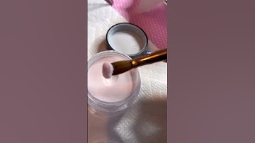 found my new favorite glitter acrylic powder ! @VBeautyPure “lustrous pink”