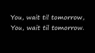 Video thumbnail of "Silverchair-Tomorrow(with fancy lyrics)"