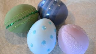 Simple Polymer Clay Eggs Tutorial