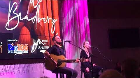 Danielle Bradbery - Break My Heart Again - Live Acoustic - Indio, CA