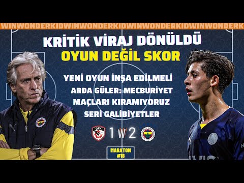 Maç Sonu: Gaziantep 1-2 Fenerbahçe | Arda Güler, Jorge Jesus Açıklamalar, Valencia, Transfer #golvar