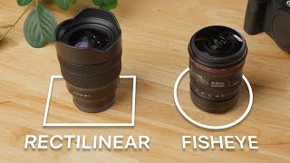 Rectilinear vs Fisheye Lenses for Underwater Wide Angle Photography