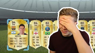 FIFA 16  THE WORST TIME TO PACK MESSI