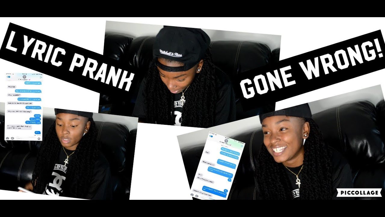LYRIC PRANK ON MY CRUSH!!!! - YouTube