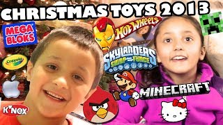 Christmas 2013 Toy Haul! Minecraft, Hello Kitty, Mega Bloks +More