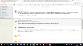 Navigating Your Course in Blackboard
