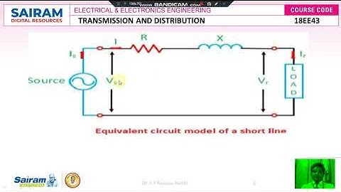 Lecture Video 2 18EE43 Module 3  Classification of transmission lines  Dr  K V Ramanareddy