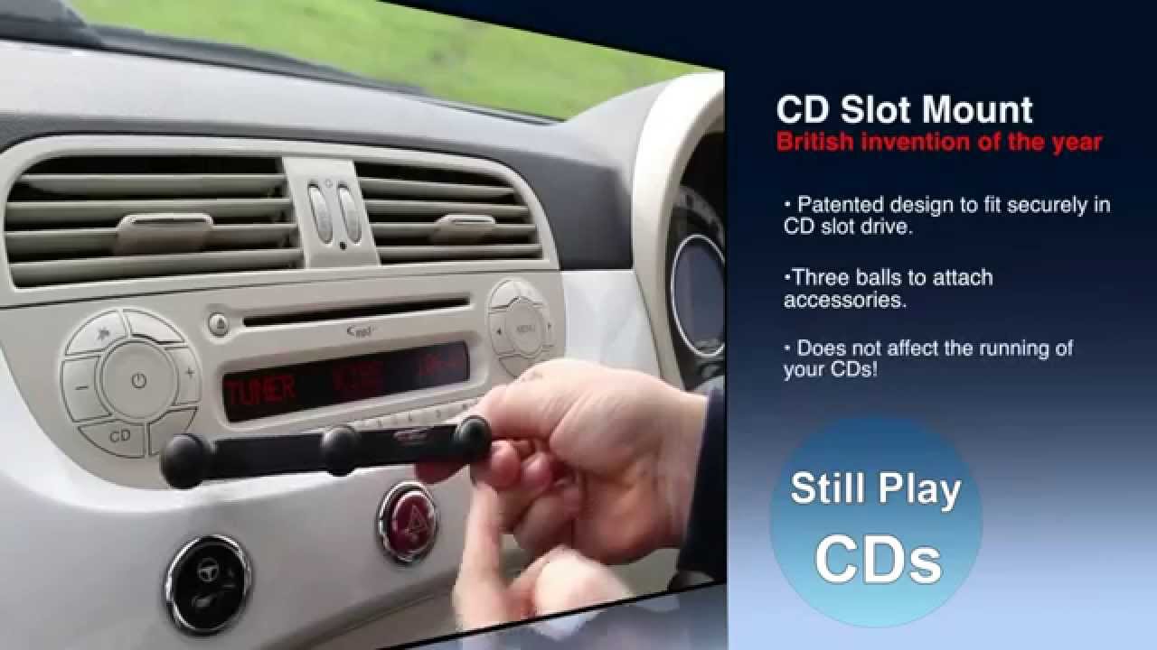 Cd Slot Mount Holder Phone & Sat Nav Accessory