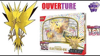 Pokémon ! Electhor Ex 151 Pack Ouverture