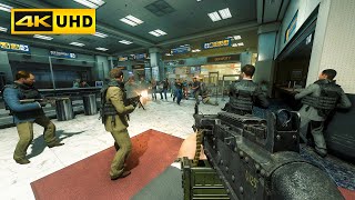 Russian Airport Attacked | No Russian | Realistic Graphics Gameplay [4K 60Fps Uhd] Call Of Duty