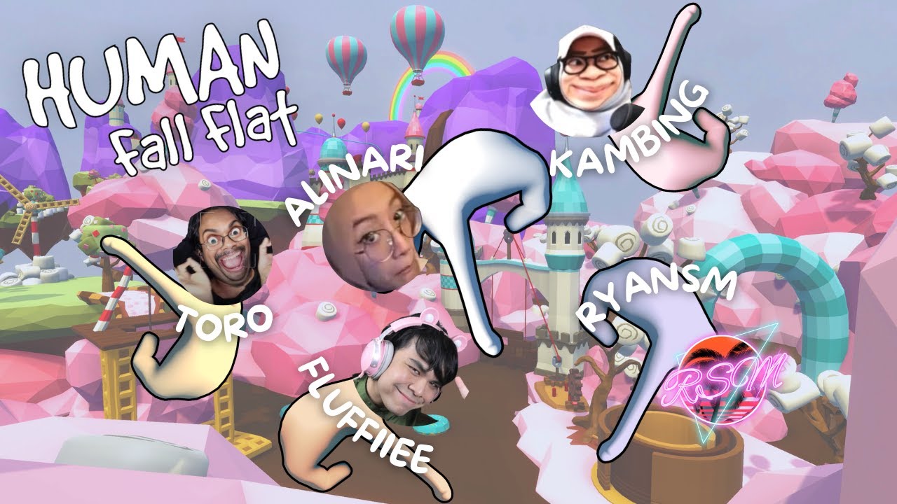 🔴 Flat-tastically Falling | Human Fall Flat