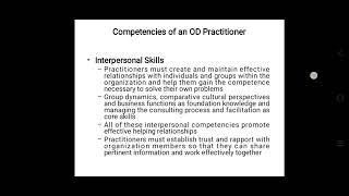chapter 3 The Organization Development Practitioner